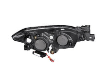 Load image into Gallery viewer, ANZO 121308 2008-2014 Dodge Challenger Projector Headlights w/ Halo Black (CCFL)