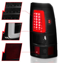 Load image into Gallery viewer, ANZO 311334 2003-2006 Chevy Silverado 1500 LED Taillights Plank Style Black w/Smoke Lens