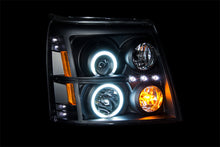 Load image into Gallery viewer, ANZO 111210 2006-2008 Dodge Ram 1500 Projector Headlights w/ Halo Chrome