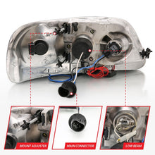 Load image into Gallery viewer, ANZO 111032 1997.5-2003 Ford F-150 Projector Headlights w/ Halo and LED Chrome 1pc