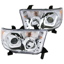 Load image into Gallery viewer, ANZO 111357 2015-2017 Ford F-150 Projector Headlights w/ Plank Style Switchback Black w/ Amber