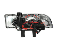 Load image into Gallery viewer, ANZO 111015 1998-2005 Chevrolet S-10 Projector Headlights w/ Halo Black
