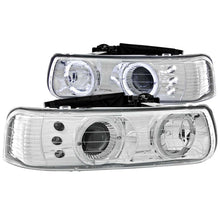 Load image into Gallery viewer, ANZO 111190 1999-2002 Chevrolet Silverado 1500 Projector Headlights w/ Halo Chrome