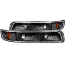 Load image into Gallery viewer, ANZO 511065 1999-2002 Chevrolet Silverado 1500 Euro Parking Lights Black w/ Amber Reflector