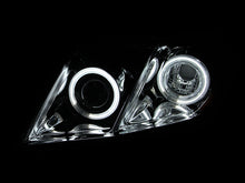 Load image into Gallery viewer, ANZO 121269 2000-2003 BMW 3 Series E46 Projector Headlights w/ Halo Black