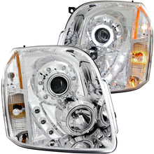 Load image into Gallery viewer, ANZO 111147 2007-2014 Gmc Yukon Projector Headlights w/ Halo Chrome (CCFL)