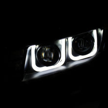 Load image into Gallery viewer, ANZO 121508 2014-2015 Chevrolet Camaro Projector Headlights w/ U-Bar Black