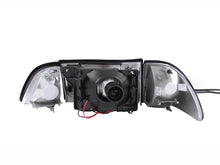Load image into Gallery viewer, ANZO 121282 2005-2011 Toyota Tacoma Projector Headlights w/ Halo Black