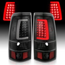 Load image into Gallery viewer, ANZO 311333 2003-2006 Chevy Silverado 1500 LED Taillights Plank Style Black w/Clear Lens