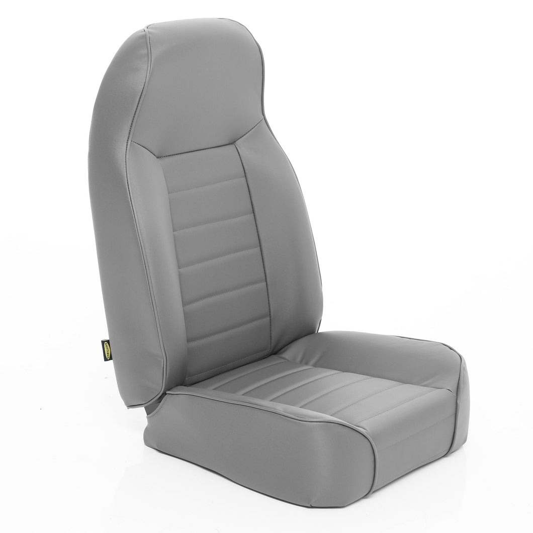 Smittybilt SEAT - FRONT - STANDARD BUCKET - DENIM GRAY JEEP 76-18 CJ & WRANGLER CJ/YJ/TJ/LJ 44911