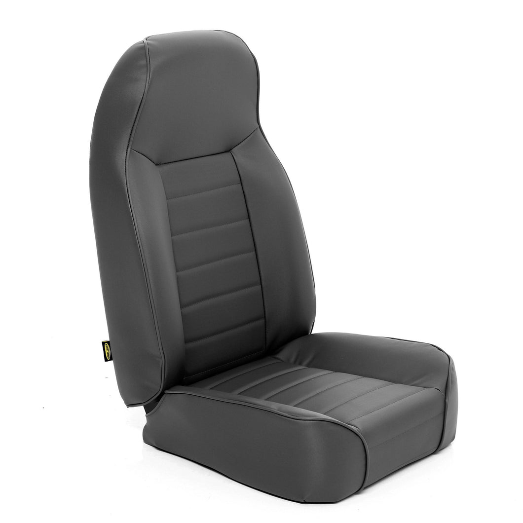 Smittybilt SEAT - FRONT - STANDARD BUCKET - DENIM BLACK JEEP 76-18 CJ & WRANGLER CJ/YJ/TJ/LJ 44915