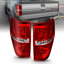 Load image into Gallery viewer, ANZO 311299 2009-2014 Ford F-150 Euro Taillight Red/Clear (W/O Bulb)