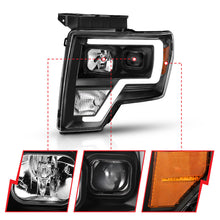 Load image into Gallery viewer, ANZO 111443 2009-2014 Ford F-150 Projector Light Bar H.L Black Amber