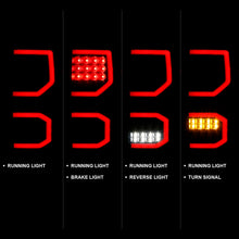 Load image into Gallery viewer, ANZO 311337 2007-2013 Toyota Tundra LED Taillights Plank Style Black w/Smoke Lens
