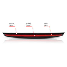 Load image into Gallery viewer, ANZO 531110 2007-2014 Chevrolet Suburban 1500 LED 3rd Brake Light Black Housing Red Lens w/ Spoiler 1pc