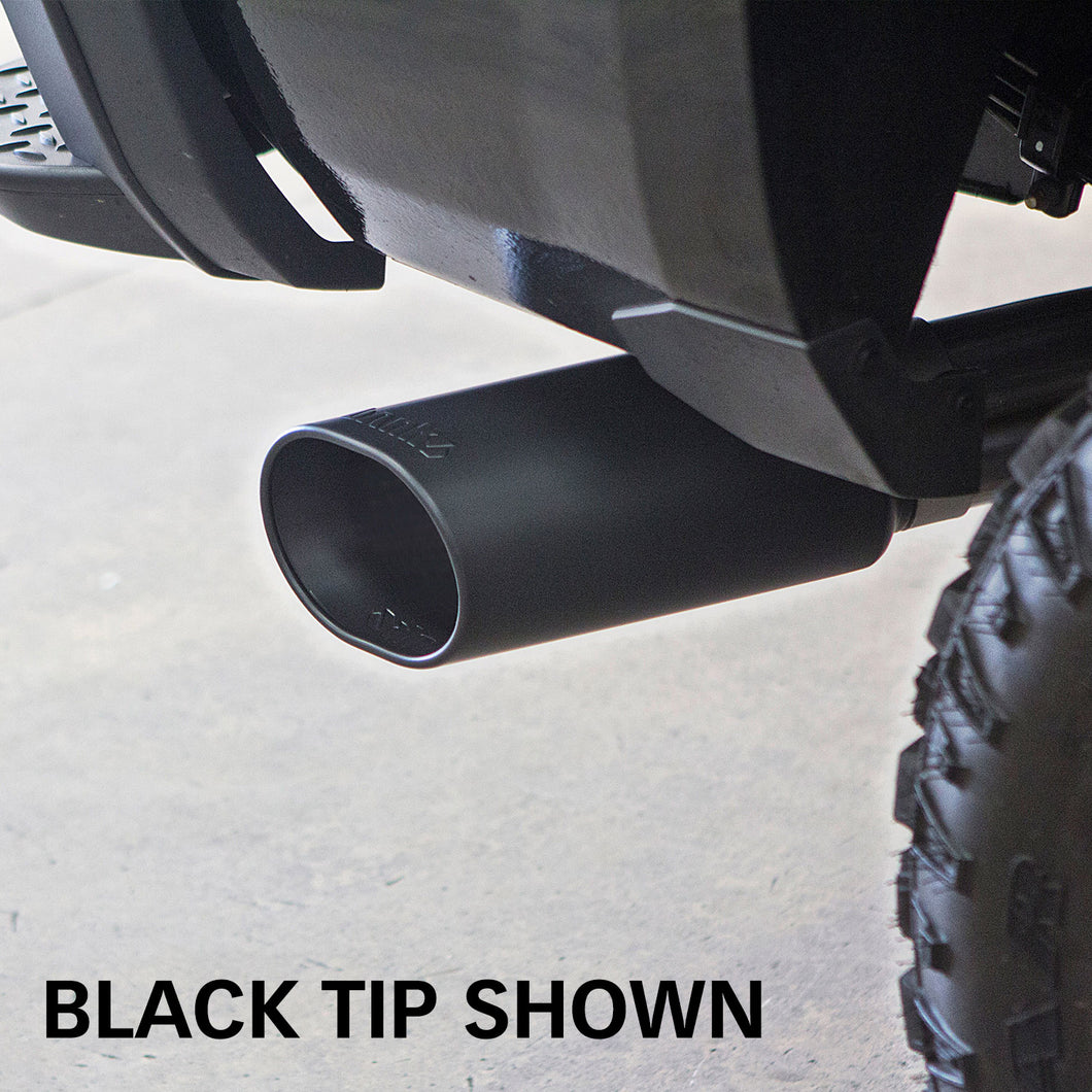 Banks Power 48947 17+ GM Duramax L5P 2500/3500 Monster Exhaust System - SS Single Exhaust w/ Chrome Tip
