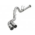 Load image into Gallery viewer, Rebel XD Series 4" 409 Stainless Steel DPF-Back Exhaust System w/ Dual Black Tips