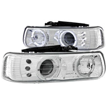 Load image into Gallery viewer, ANZO 111190 1999-2002 Chevrolet Silverado 1500 Projector Headlights w/ Halo Chrome