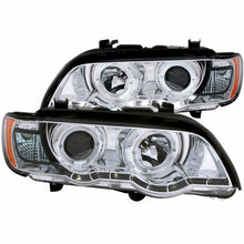 Load image into Gallery viewer, ANZO 121397 2000-2003 BMW X5 Projector Headlights w/ Halo Chrome