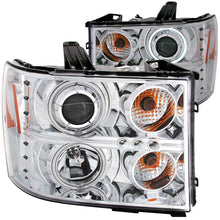 Load image into Gallery viewer, ANZO 111203 2004-2008 Ford F-150 Projector Headlights w/ Halo and LED Chrome G2