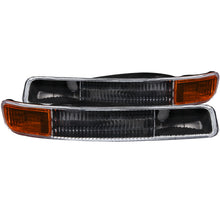 Load image into Gallery viewer, ANZO 511005 1999-2006 Gmc Sierra 1500 Euro Parking Lights Black w/ Amber Reflector