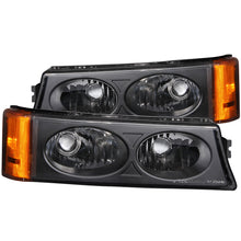 Load image into Gallery viewer, ANZO 511036 2003-2006 Chevrolet Silverado 1500 Euro Parking Lights Black
