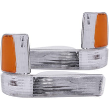 Load image into Gallery viewer, ANZO 511047 1991-1996 Dodge Dakota Euro Parking Lights Chrome w/ Amber Reflector
