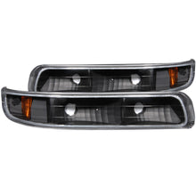 Load image into Gallery viewer, ANZO 511065 1999-2002 Chevrolet Silverado 1500 Euro Parking Lights Black w/ Amber Reflector