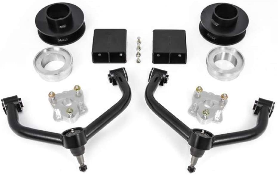 ReadyLIFT 69-1935 Suspension 2019 Dodge Ram 1500 SST Lift Kit 3.5in Front -2.0in Rear Coil Spacer-Tube A-Arm