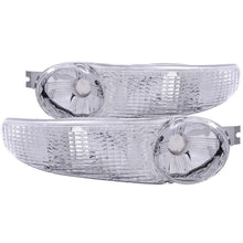 Load image into Gallery viewer, ANZO 521032 Corner Lights 1988-1993 Chevrolet C1500 Euro Corner Lights 4 Crystal Chrome / 2 Crystal Amber