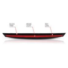 Load image into Gallery viewer, ANZO 531110 2007-2014 Chevrolet Suburban 1500 LED 3rd Brake Light Black Housing Red Lens w/ Spoiler 1pc