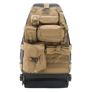 Smittybilt GEAR SEAT COVER - FRONT - COYOTE TAN JEEP 76-18 CJ & WRANGLER (YJ/TJ/LJ/JK) 5661024