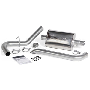 Banks Power 51360 Monster Exhaust System - Single Exit - Turndown