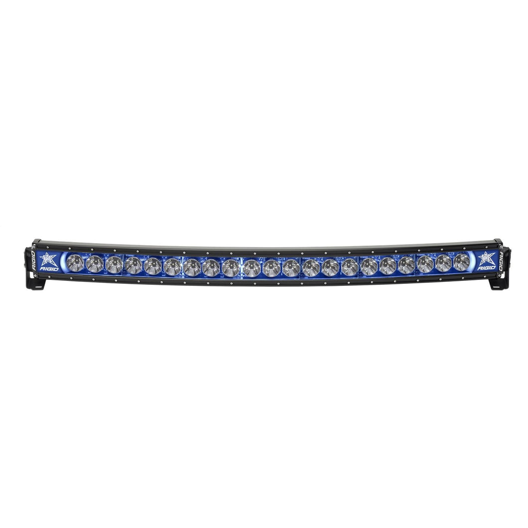 RIGID Radiance Plus Curved Bar Broad-Spot Optic 40 Inch With Blue Backlight