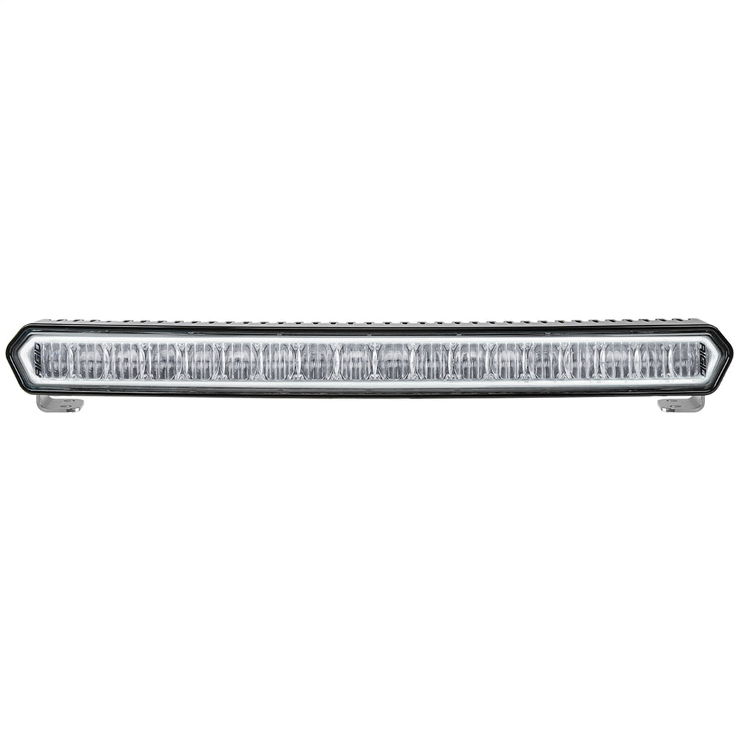 RIGID SR-L Series 20 Inch Off-Road LED Light Bar White Halo Black Housing