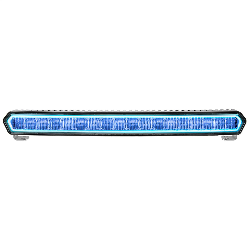 RIGID SR-L Series 20 Inch Off-Road LED Light Bar Blue Halo Black Housing