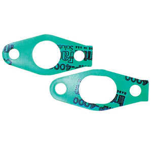 Gasket for turbo oil drain - upper with round hole