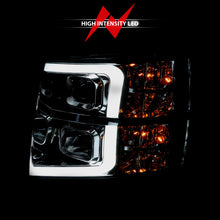 Load image into Gallery viewer, ANZO 111481 2007-2013 Chevy Silverado 1500 Projector Plank Style Chrome Amber