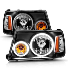 Load image into Gallery viewer, ANZO 111152 2001-2011 Ford Ranger Projector Headlights w/ Halo Black (CCFL) 1 pc