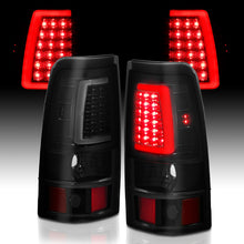 Load image into Gallery viewer, ANZO 311331 1999-2002 Chevy Silverado 1500 LED Taillights Plank Style Black w/Smoke Lens