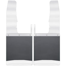 Load image into Gallery viewer, Kick Back Mud Flaps Front 12" Wide - Stainless Steel Top and Weight