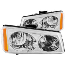 Load image into Gallery viewer, ANZO 111085 1997-2004 Dodge Dakota Crystal Headlights Black 1pc