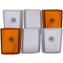 Load image into Gallery viewer, ANZO 521032 Corner Lights 1988-1993 Chevrolet C1500 Euro Corner Lights 4 Crystal Chrome / 2 Crystal Amber