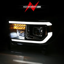 Load image into Gallery viewer, ANZO 111447 2007-2014 Toyota Tundra Projector Light Bar H.L Black Amber(Led High Beam) (Halogen Version)