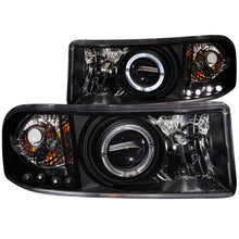 Load image into Gallery viewer, ANZO 111300 1988-1998 Chevrolet C1500 Crystal Headlights Chrome w/ Low - Brow