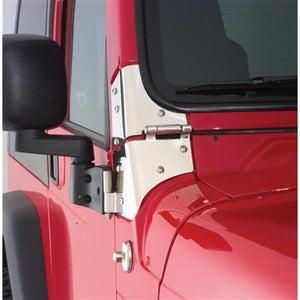 Smittybilt WINDSHIELD HINGES - STAINLESS STEEL JEEP 76-95 CJ & WRANGLER (YJ) 7403
