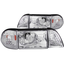 Load image into Gallery viewer, ANZO 121282 2005-2011 Toyota Tacoma Projector Headlights w/ Halo Black