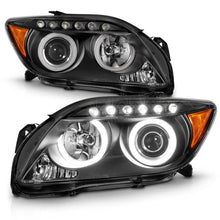 Load image into Gallery viewer, ANZO 121119 2005-2010 Scion Tc Projector Headlights w/ Halo Black (CCFL)