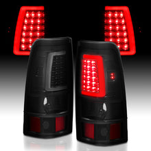 Load image into Gallery viewer, ANZO 311334 2003-2006 Chevy Silverado 1500 LED Taillights Plank Style Black w/Smoke Lens