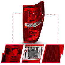 Load image into Gallery viewer, ANZO 311299 2009-2014 Ford F-150 Euro Taillight Red/Clear (W/O Bulb)
